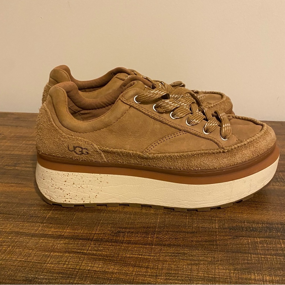 Ugg Marin Platform Nubuck Leather Sneakers size 10